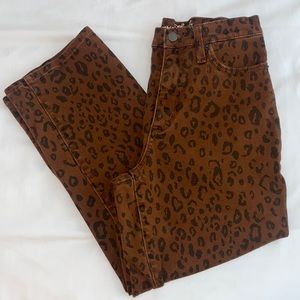 Universal Thread Leopard Print Jeans